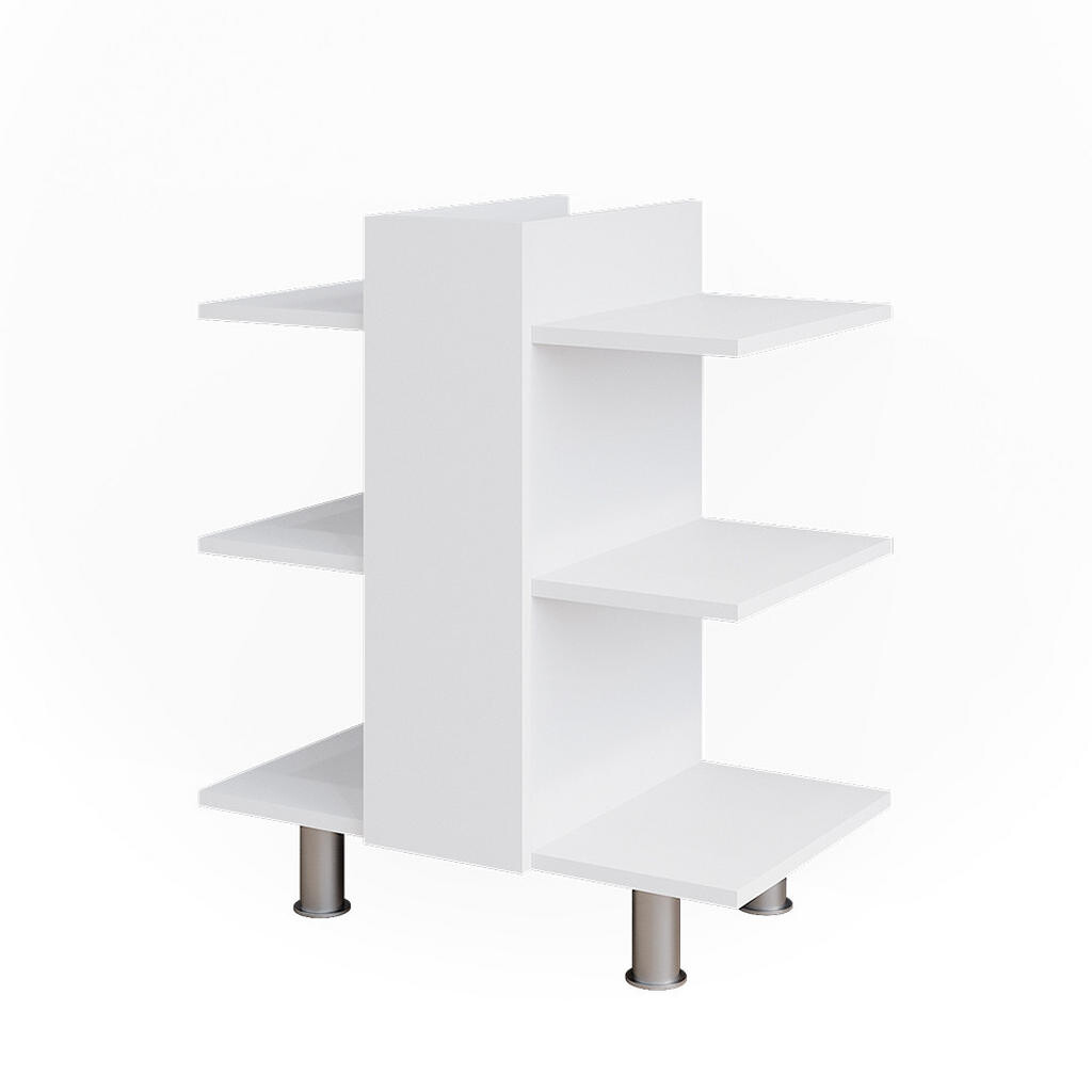 Vicco TOALETNÍ SKŘÍŇKA PRO UMYVADLO Fynn Bílá 60 x 70 cm se 6 policemi