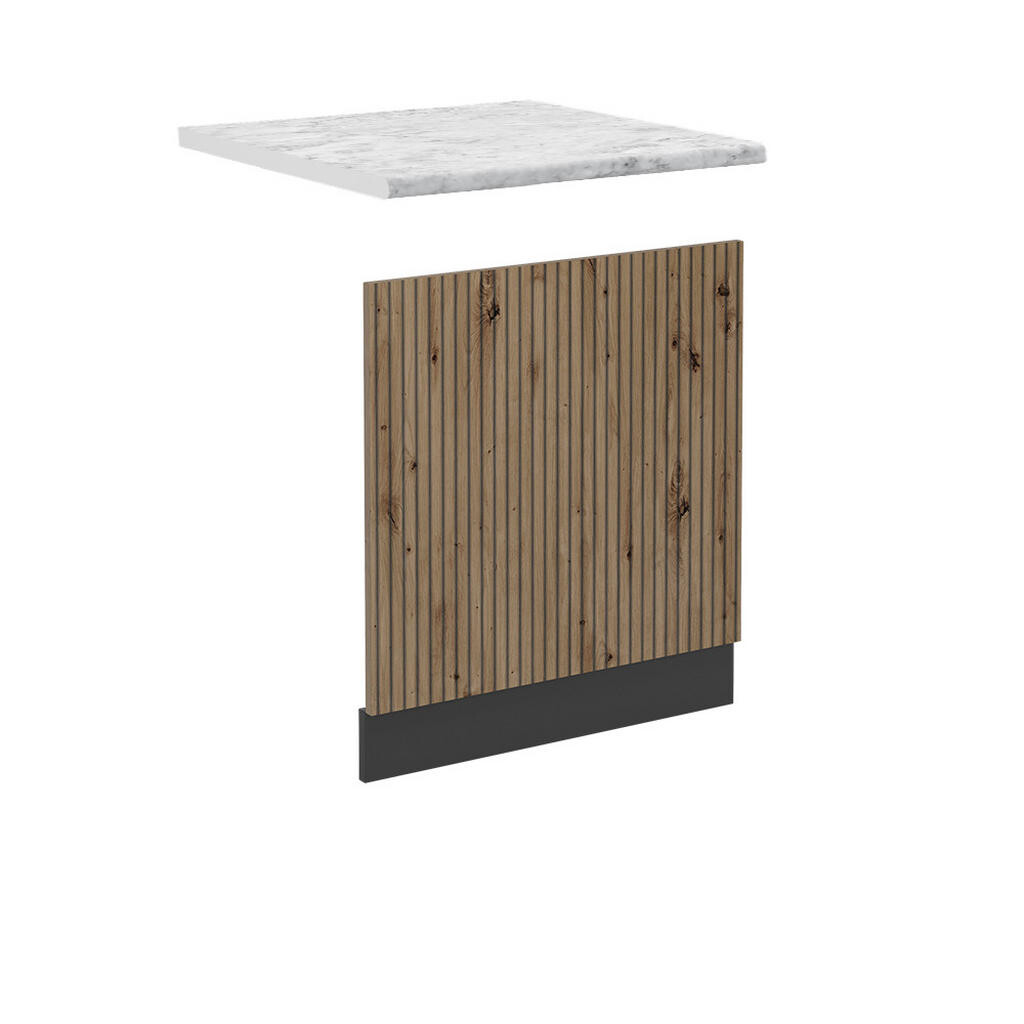 Vicco PŘEDNÍ PANEL R-Line Řemeslný dub 60 cm , PD Mramor