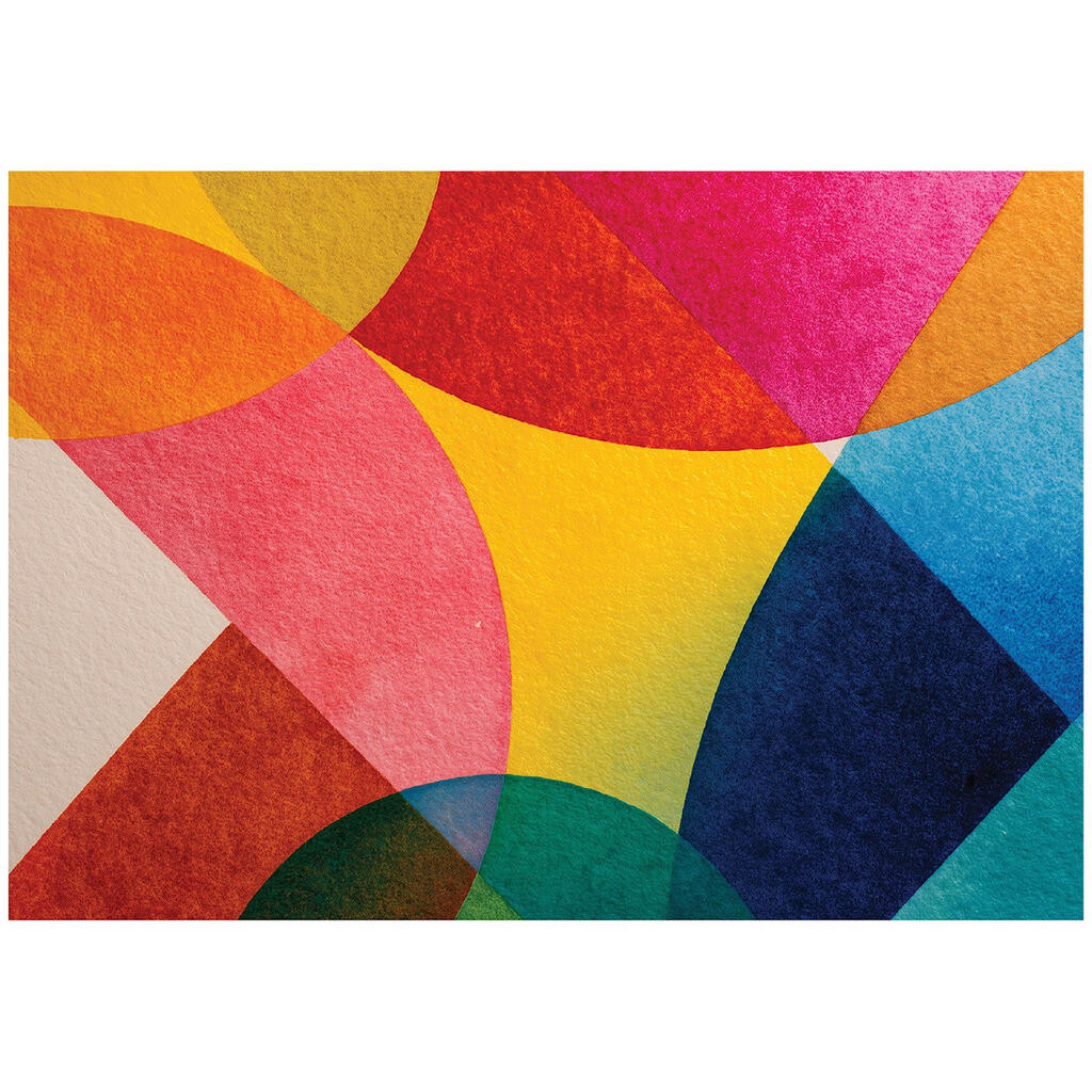 Wallarena GEOMETRICKÁ barevná fototapeta v art deco stylu 250x175 cm