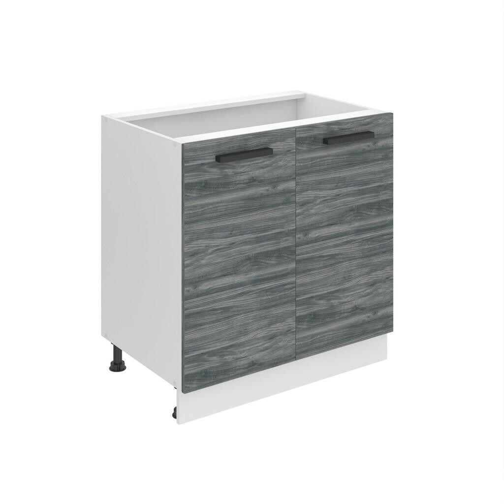 B BELINI GROUP KUCHYŇSKÁ SPODNÍ SKŘÍŇKA 80 cm SD, bez pracovní desky, se 2 dveřmi, Glamour dřevo