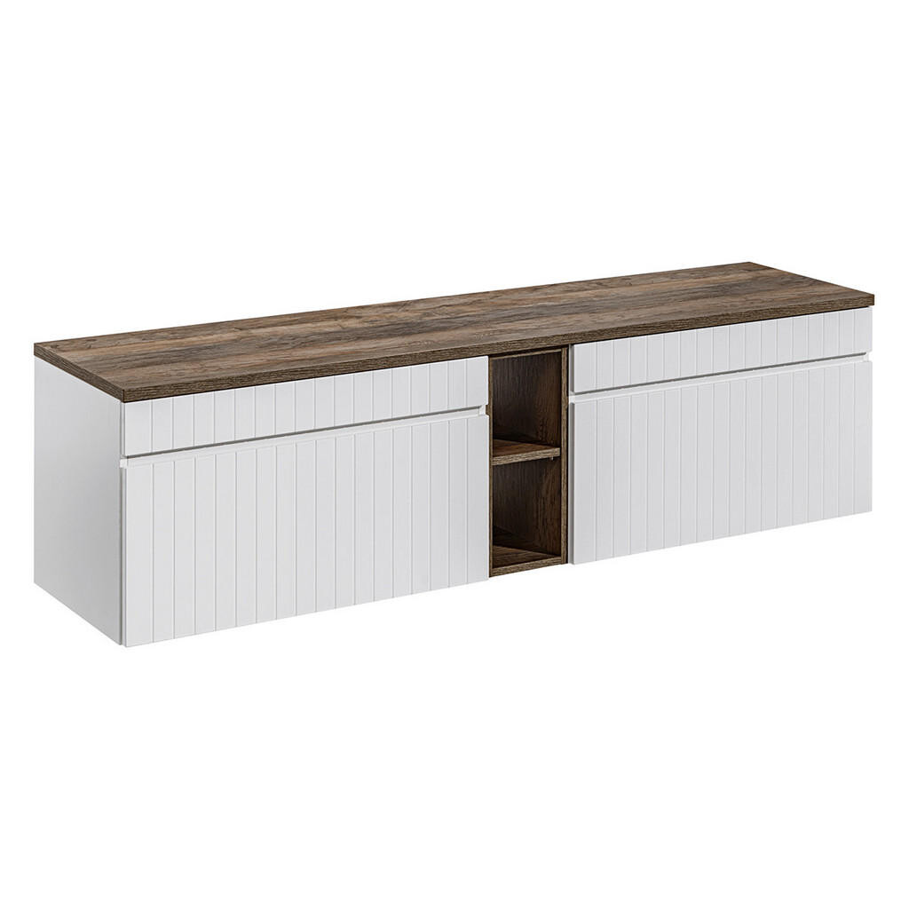Petits-meubles SKŘÍŇKA POD UMYVADLO 180cm Zelie Bílá