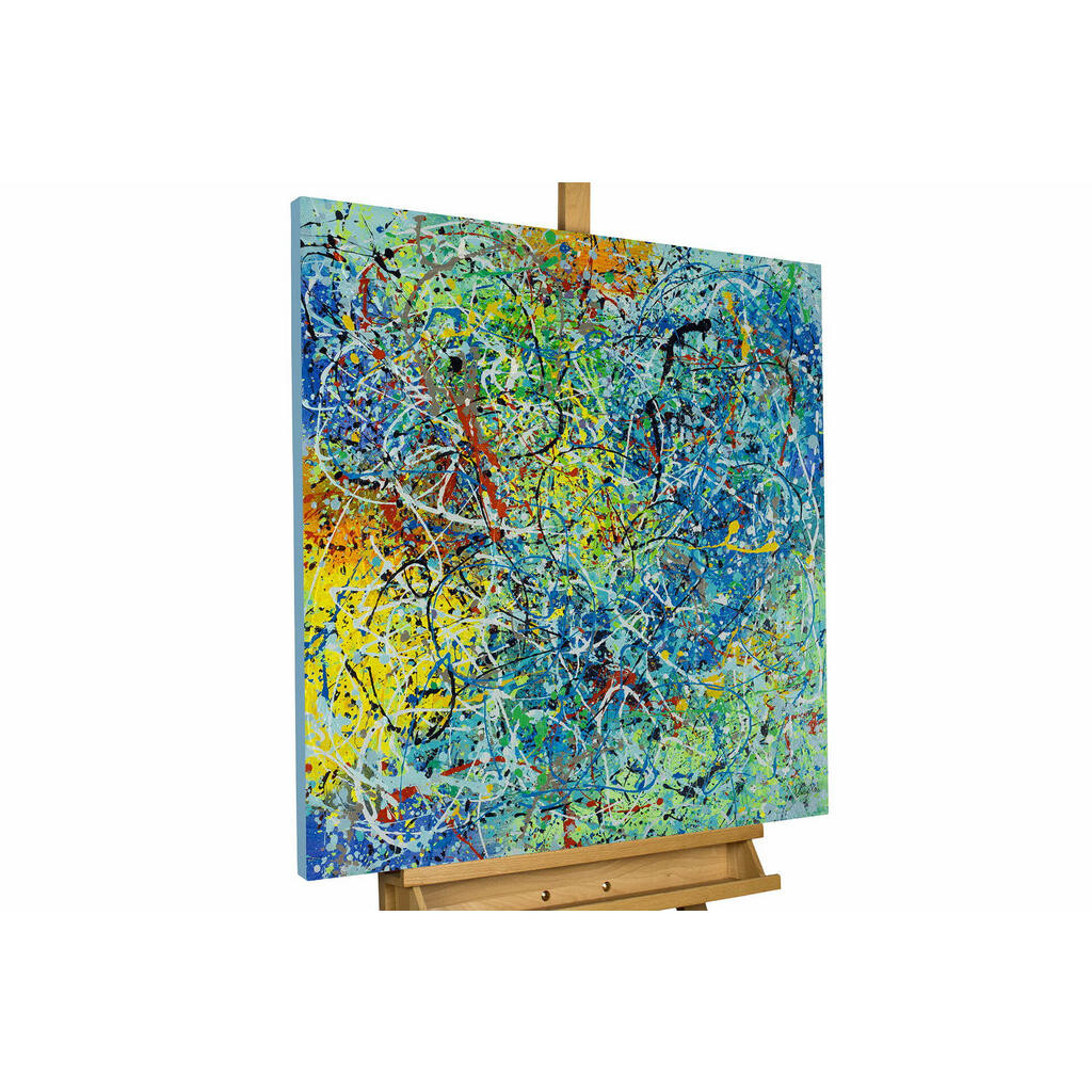 KUNSTLOFT RUČNĚ MALOVANÝ AKRYLOVÝ OBRAZ, 80/80 CM