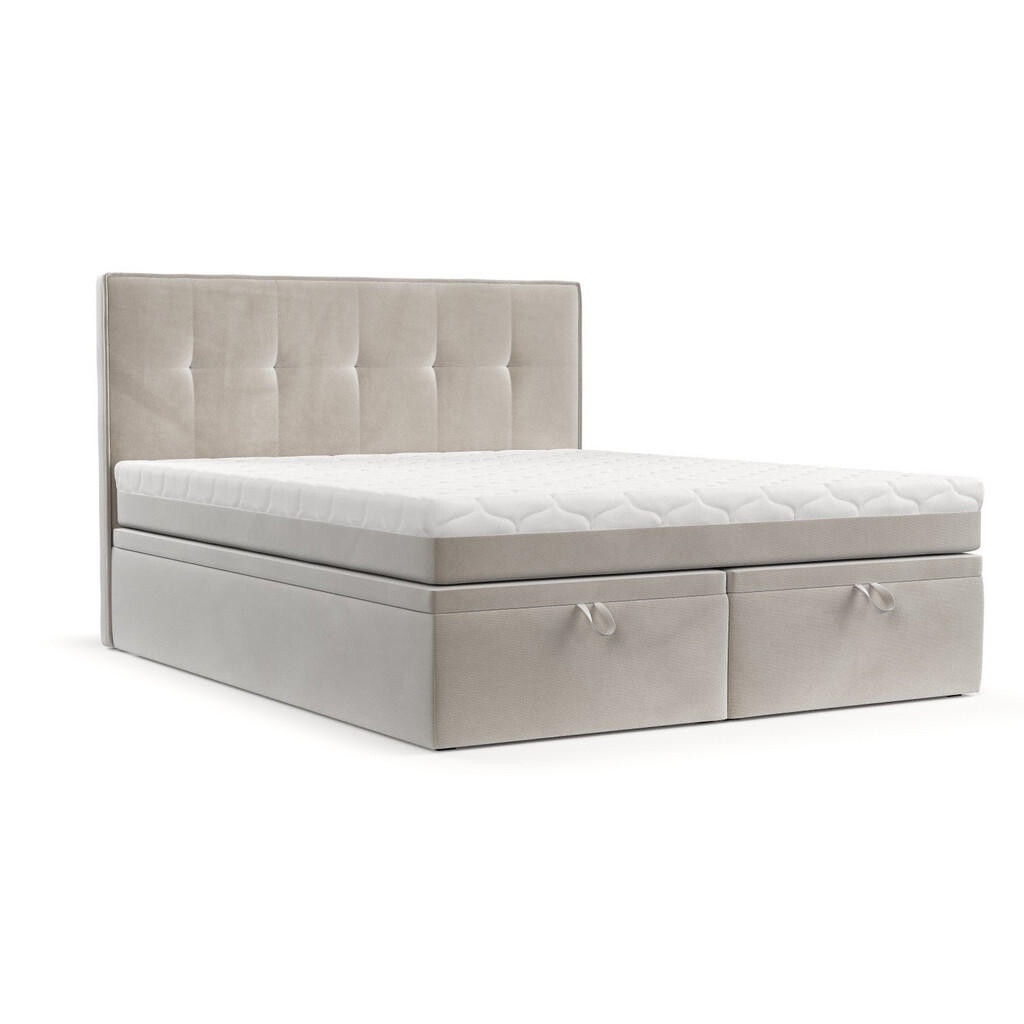 AltaBeds POSTEL BOXSPRING ARIVO 200/200 Béžová