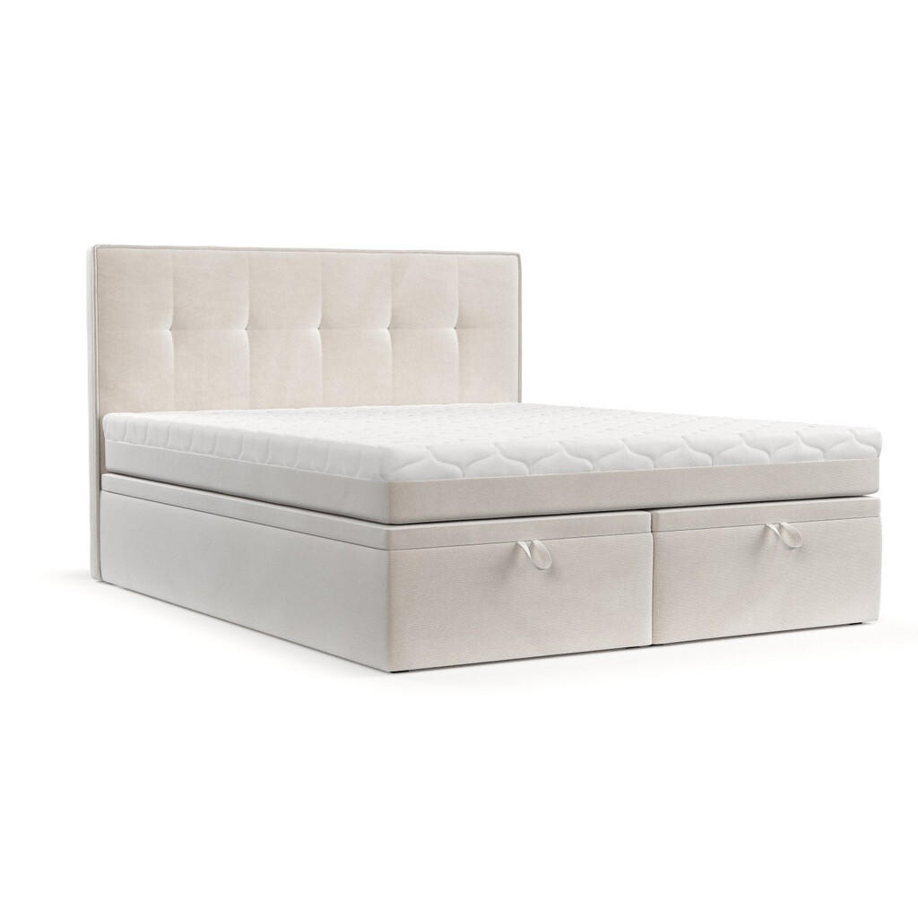 AltaBeds POSTEL BOXSPRING ARIVO 200/200 Krémová