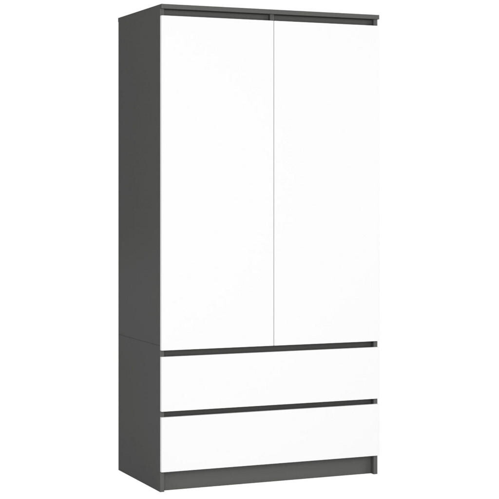 RAUMHIRSCH FURNITURE SKŘÍŇ Grafitově šedá, bílá 180/90/51
