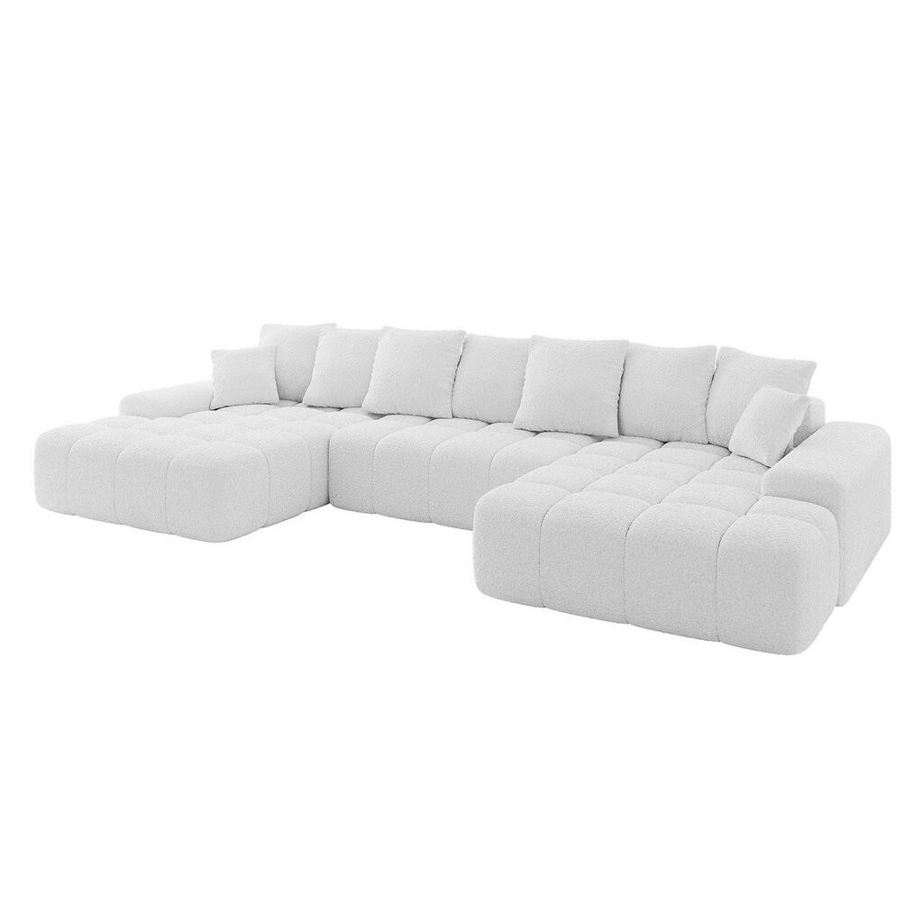ALTDECOR SEDACÍ SOUPRAVA ENSI-U – 353 × 164 × 69 cm Bílá