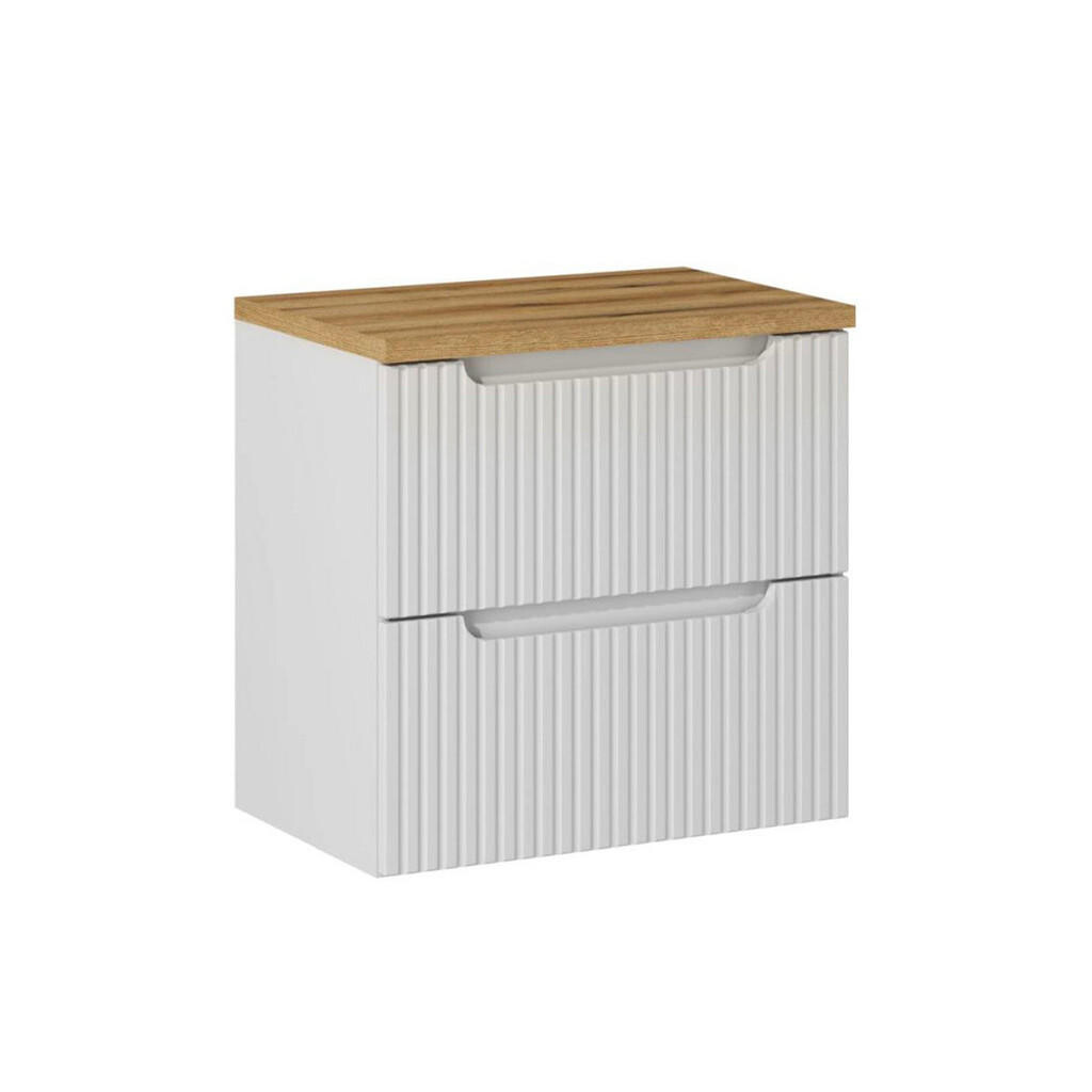 Petits-meubles SKŘÍŇKA POD UMYVADLO 60.4cm Riva Bílá a dřevo