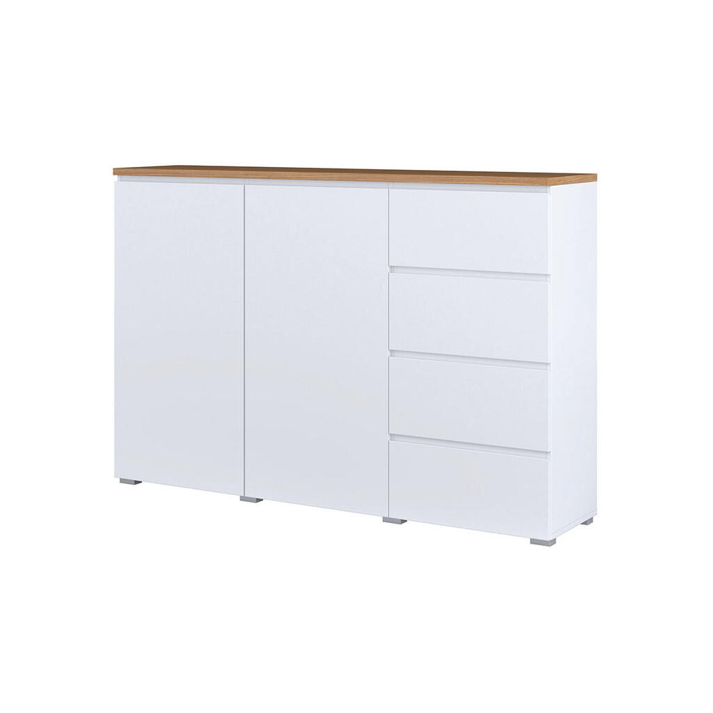 Petits-meubles SIDEBOARD Liko Bílá a dřevo