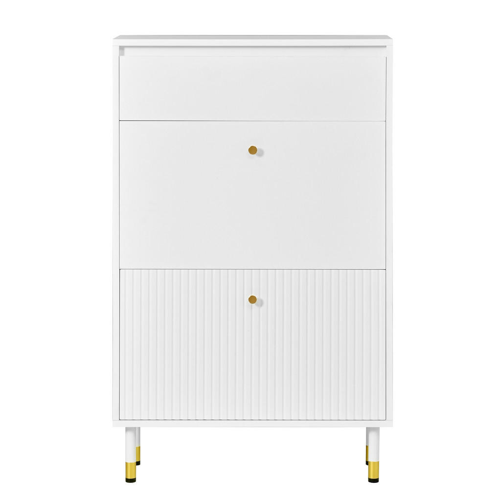 FLIEKS BOTNÍK Úzký Výklopy Zásuvka Vlnitý Design MDF