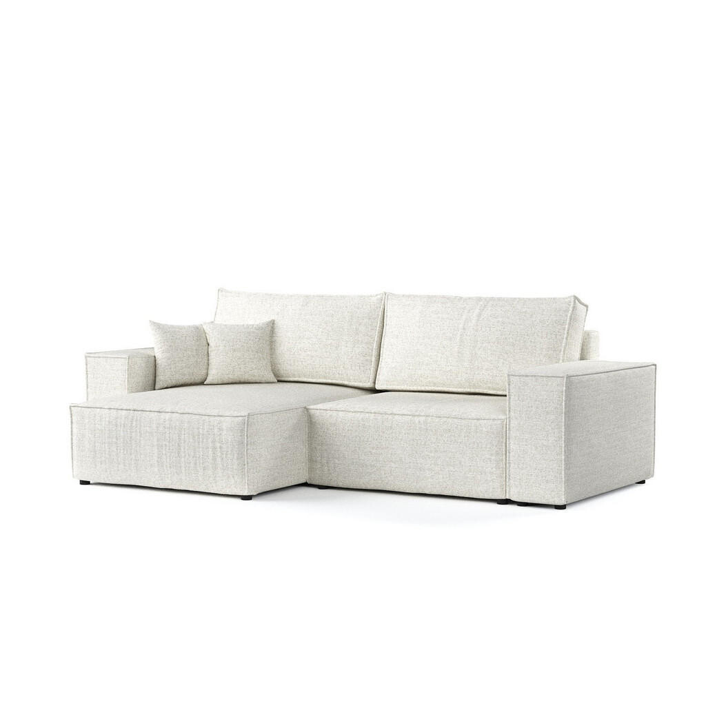 AltaBeds ROHOVÁ SEDAČKA CAVO, textil, Světle béžová