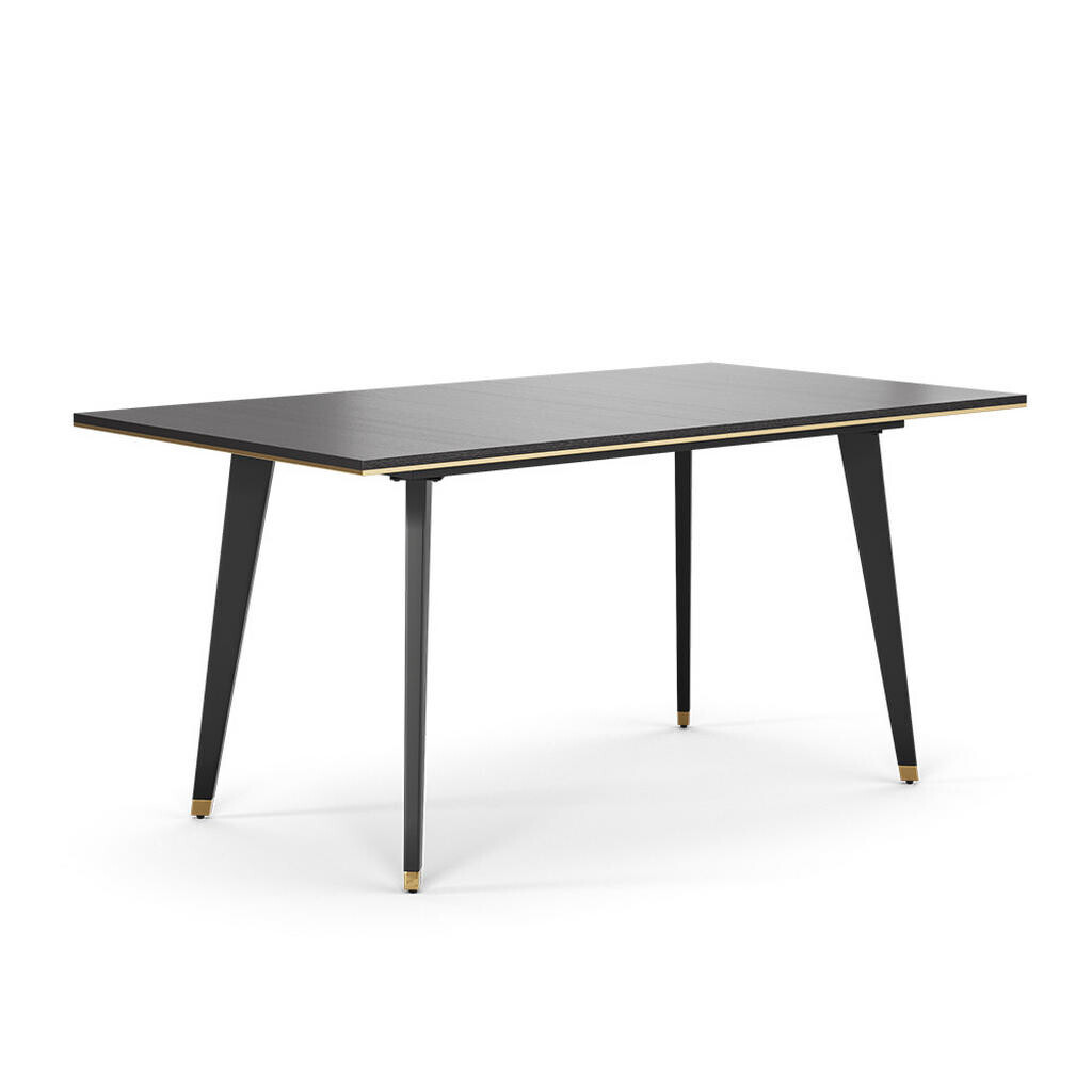 Vicco JÍDELNÍ STŮL Goldamo, Černá, 160-200 x 90 cm Rozšiřitelný