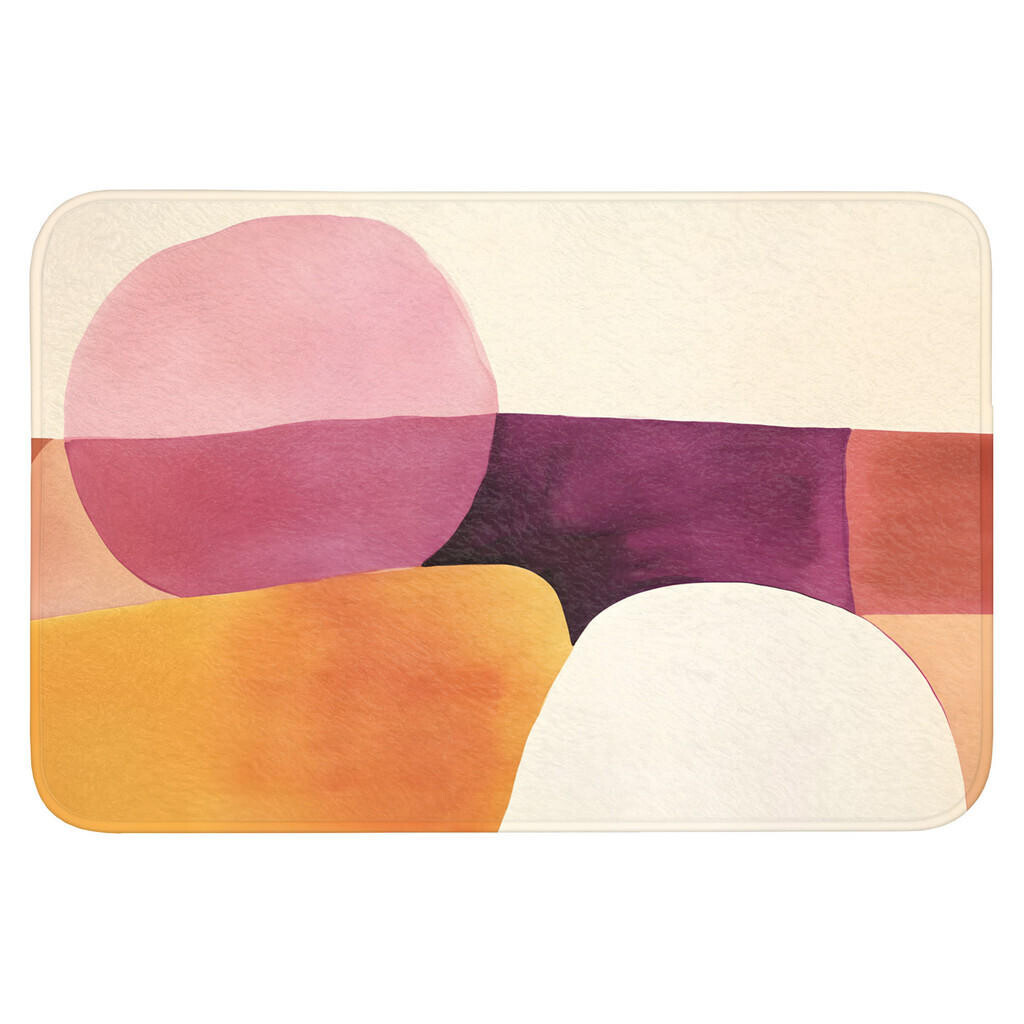 OnlyWow WC PŘEDLOŽKA Tvary - abstraktní - barevné 90x60 cm
