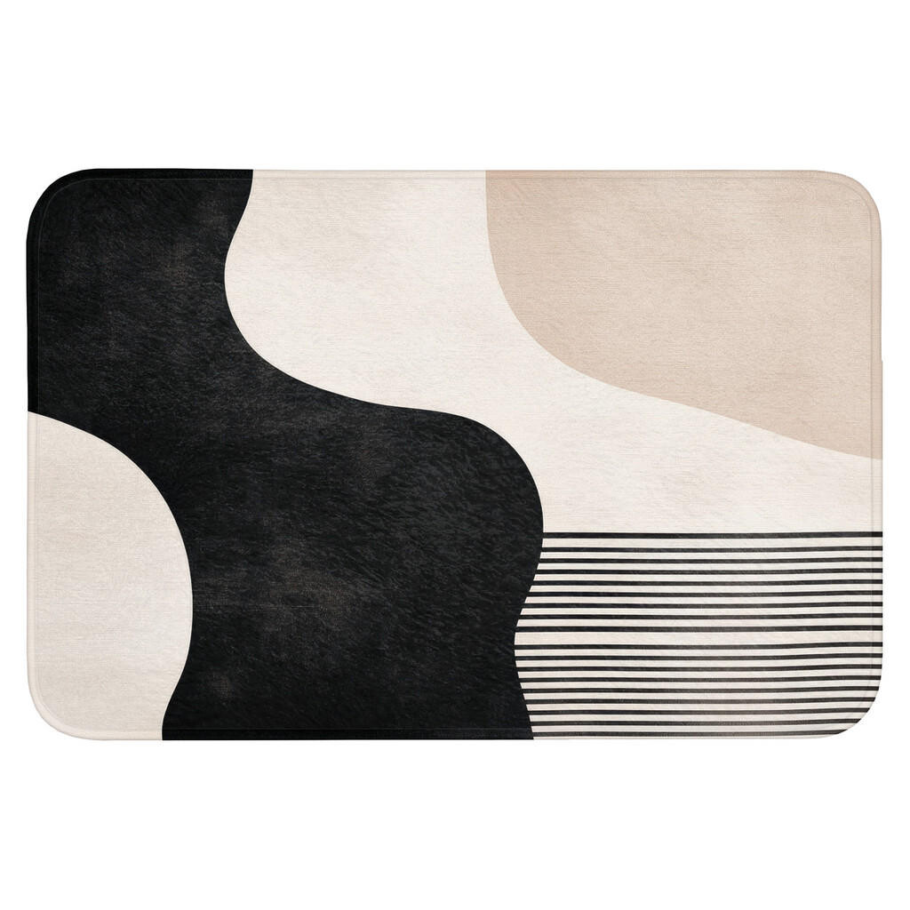 OnlyWow WC PŘEDLOŽKA Abstraktní - Japonské - Béžové - Moderní 90x60 cm