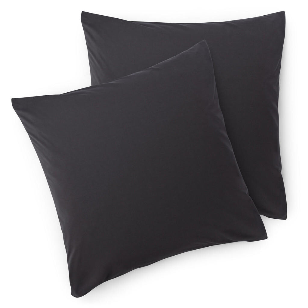 Blumtal POVLAK na polštář Agneta 65/65 cm, sada 2 ks, 100% bavlna, antracitová