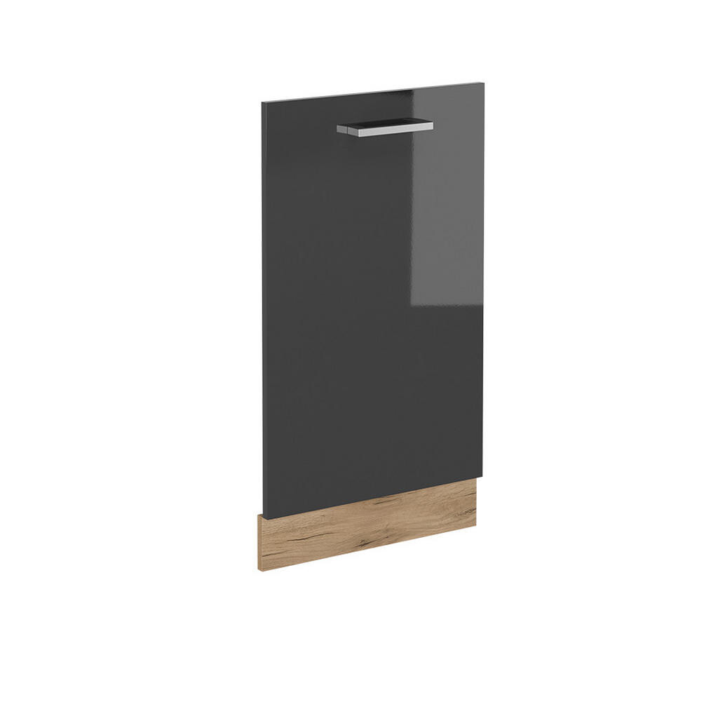 Vicco PŘEDNÍ PANEL R-Line Antracitový vysoký lesk 45 cm bez pracovní desky