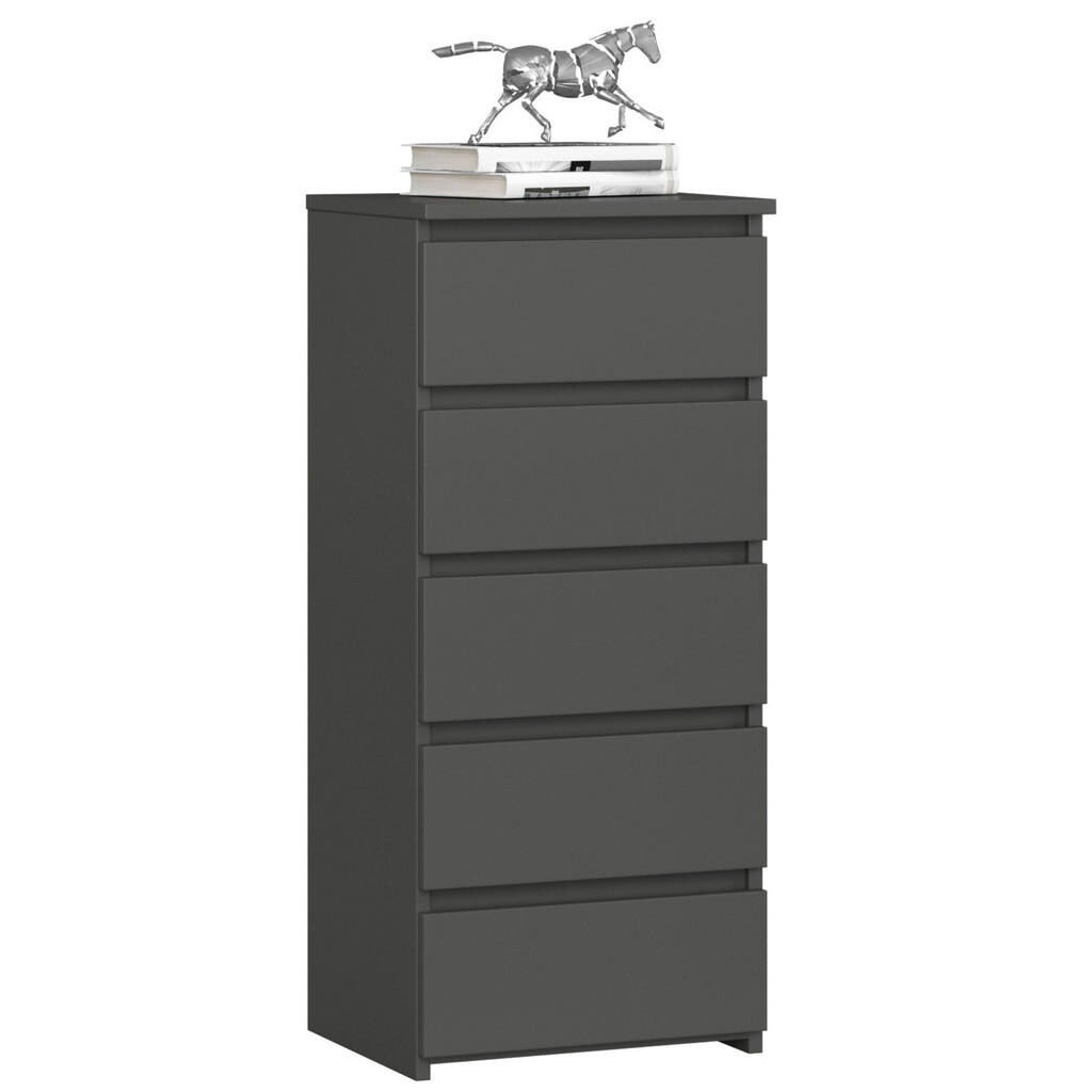 RAUMHIRSCH FURNITURE KOMODA grafitově šedá 92/40/35