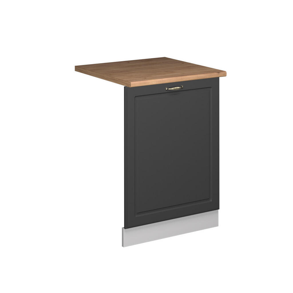 Vicco ČELNÍ PANEL MYČKY Fame-Line Antracitově zlatý 60 cm , PD Dub