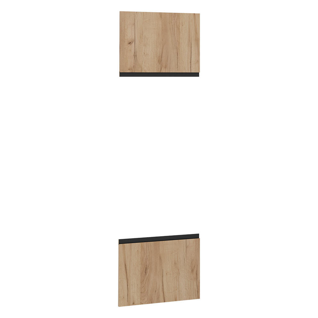 Vicco KUCHYŇSKÁ DVÍŘKA R-Line Zlatý mocný dub 59.6 x 88.4 cm nábytková čela pro skříň pro mikrovlnnou troubu