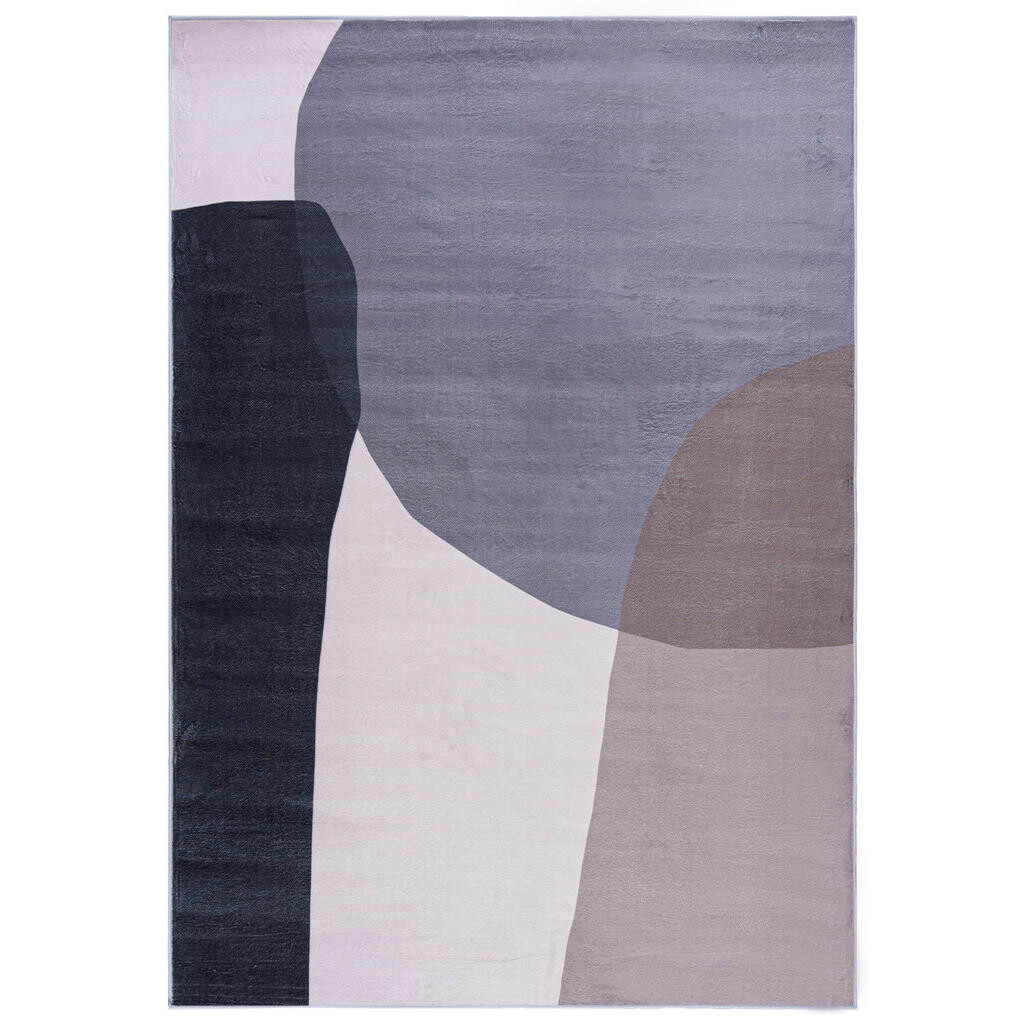 Mazovia KOBEREC béžový šedý geometrický - 140 x 200 cm