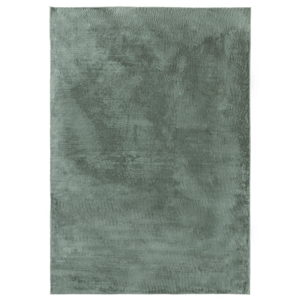 benuta UMĚLÉ kožíškové koberce Furry Zelená 140x200 cm