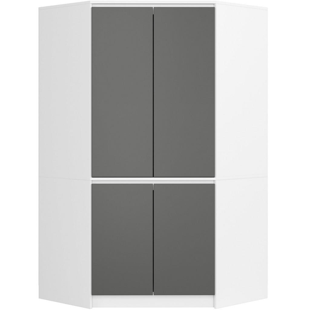 RAUMHIRSCH FURNITURE SKŘÍŇ bílá, šedá 180/100/50