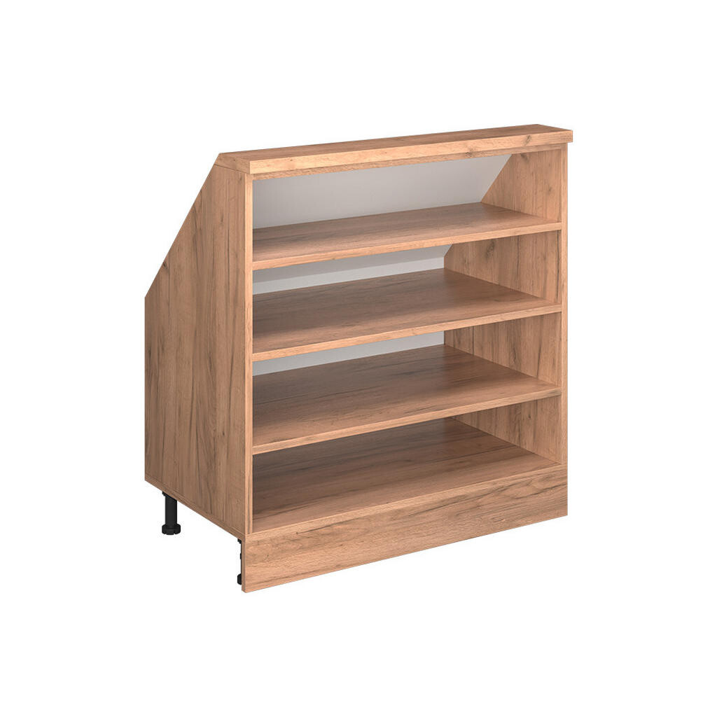 Vicco SKŘÍŇ POD ŠIKMOU STŘECHU Rion Bílá 80 x 81.6 cm se 4 přihrádkami