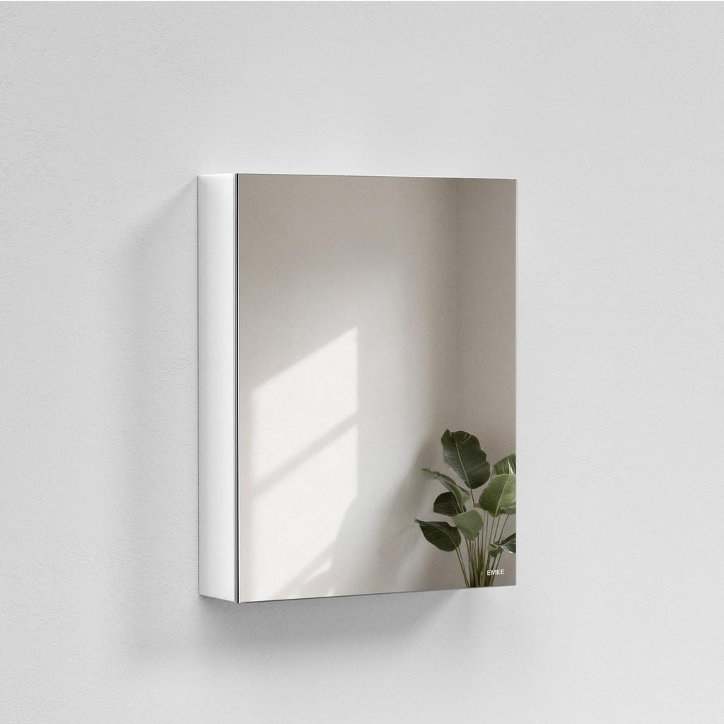 EMKE KOUPELNOVÁ ZRCADLOVÁ SKŘÍŇKA bílá, 65/50 cm