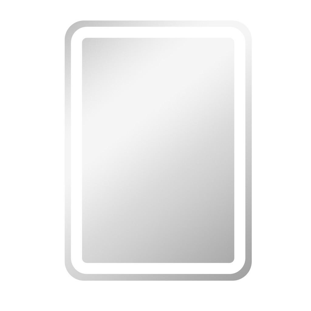 HOMCOM KOUPELNOVÉ ZRCADLO, 50 x 70 cm LED koupelnové zrcadlo se 3 barvami světla, dotykový spínač