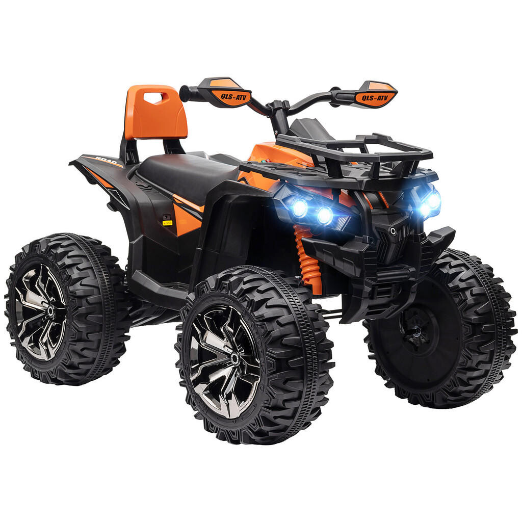 HOMCOM DĚTSKÉ ELEKTRICKÉ VOZIDLO, oranžové, kov, plast, 100D x 65Š x 73V cm