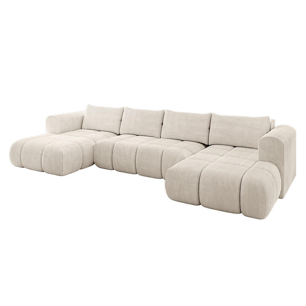 ALTDECOR SEDACÍ SOUPRAVA CLOUD-U 405x185x90 béžový manšestr