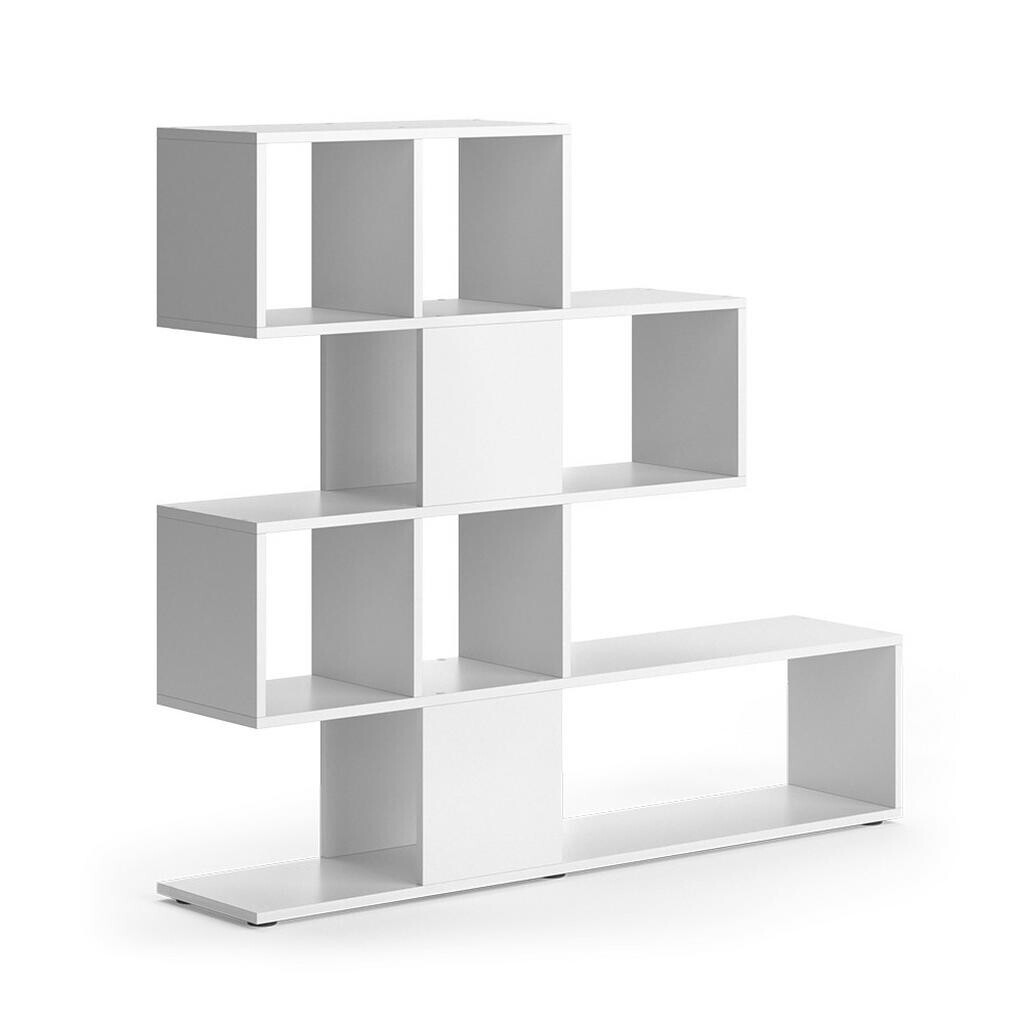 Vicco ROZDĚLOVACÍ STĚNA Hylda Bílá 124.4 x 113 cm se 4 skládacími boxy