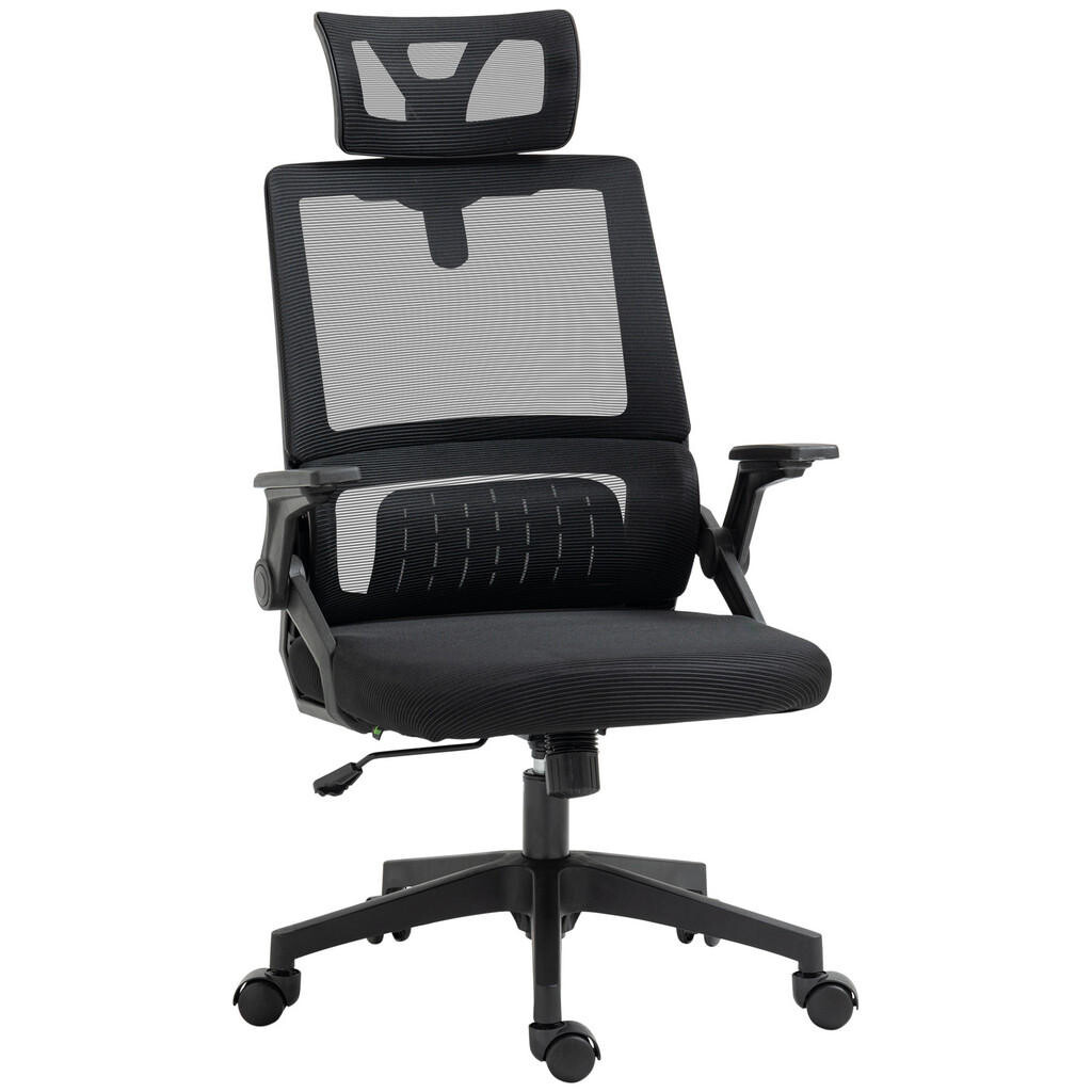 SHOPENTRA ERGONOMICKÁ otočná židle s opěrkou hlavy a houpací funkcí