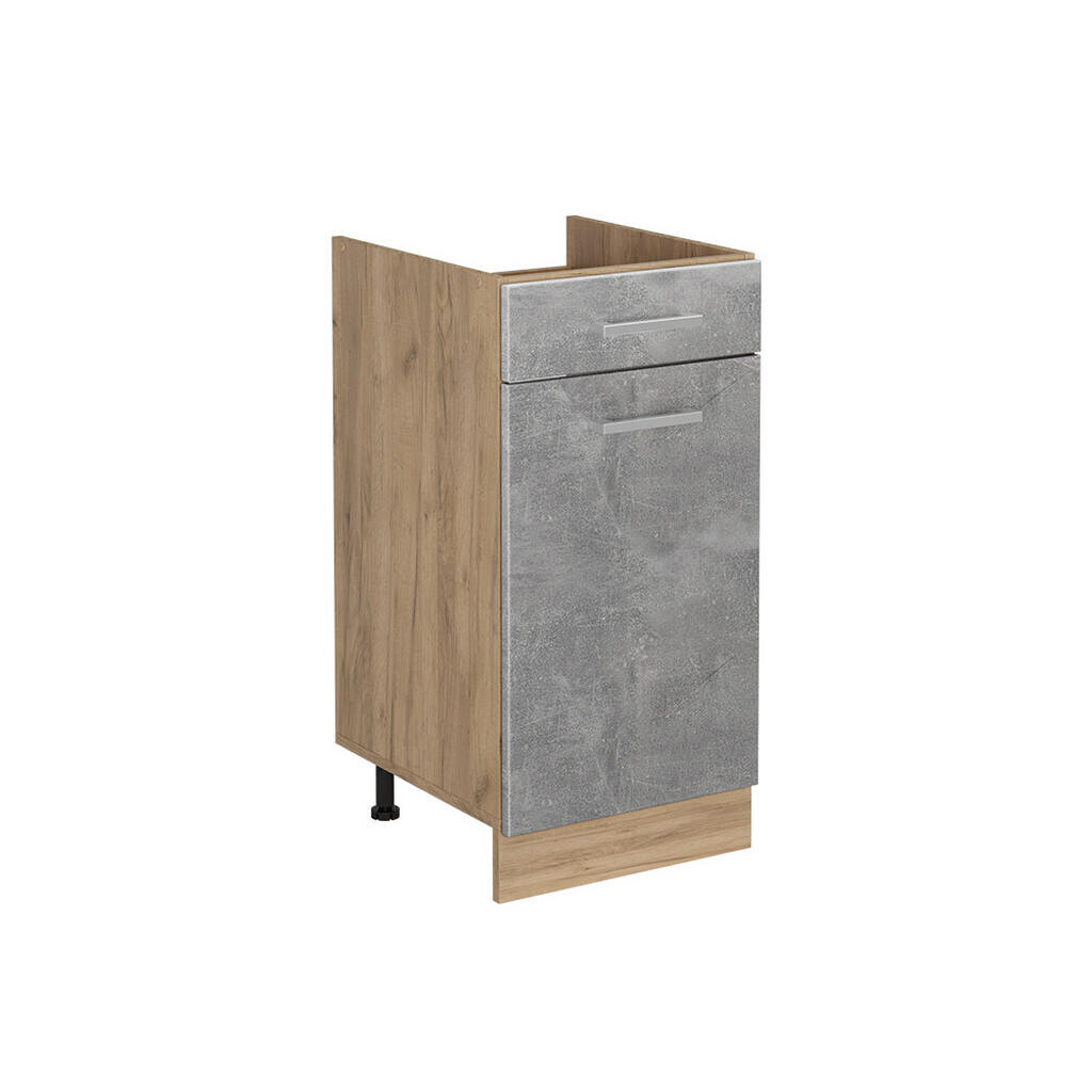 Vicco SPODNÍ SKŘÍŇKA KUCHYŇSKÉ LINKY R-Line, Beton/Zlatý mocný dub, 40 cm bez pracovní desky