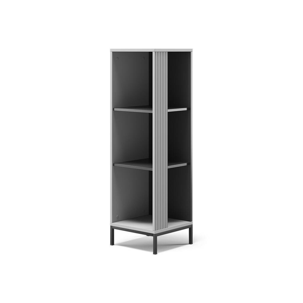 Vicco KNIHOVNA Eliza Šedá 36 x 120 cm 3 otevřené přihrádky
