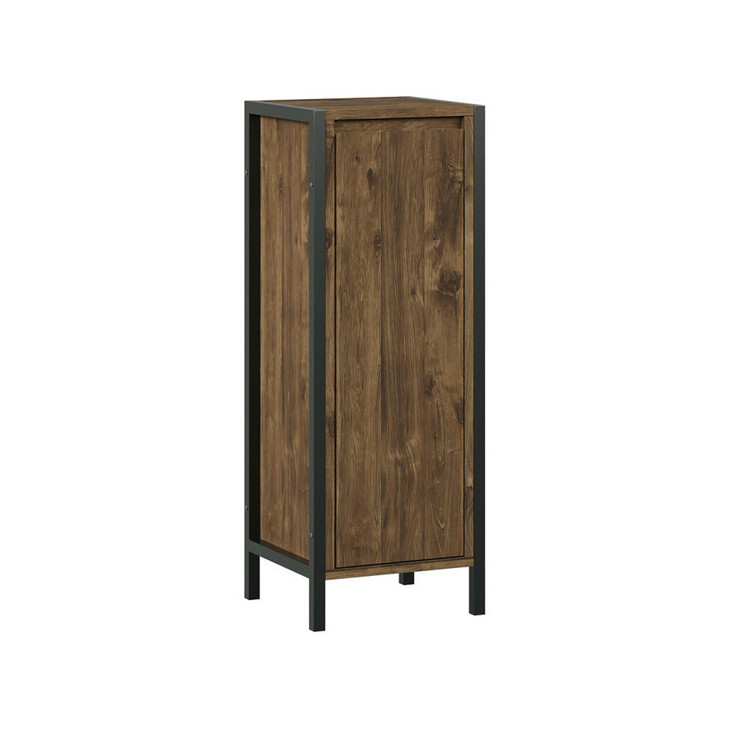 Vicco STŘEDNÍ SKŘÍŇKA Naola Dub/černá 30 x 80 cm se 3 přihrádkami