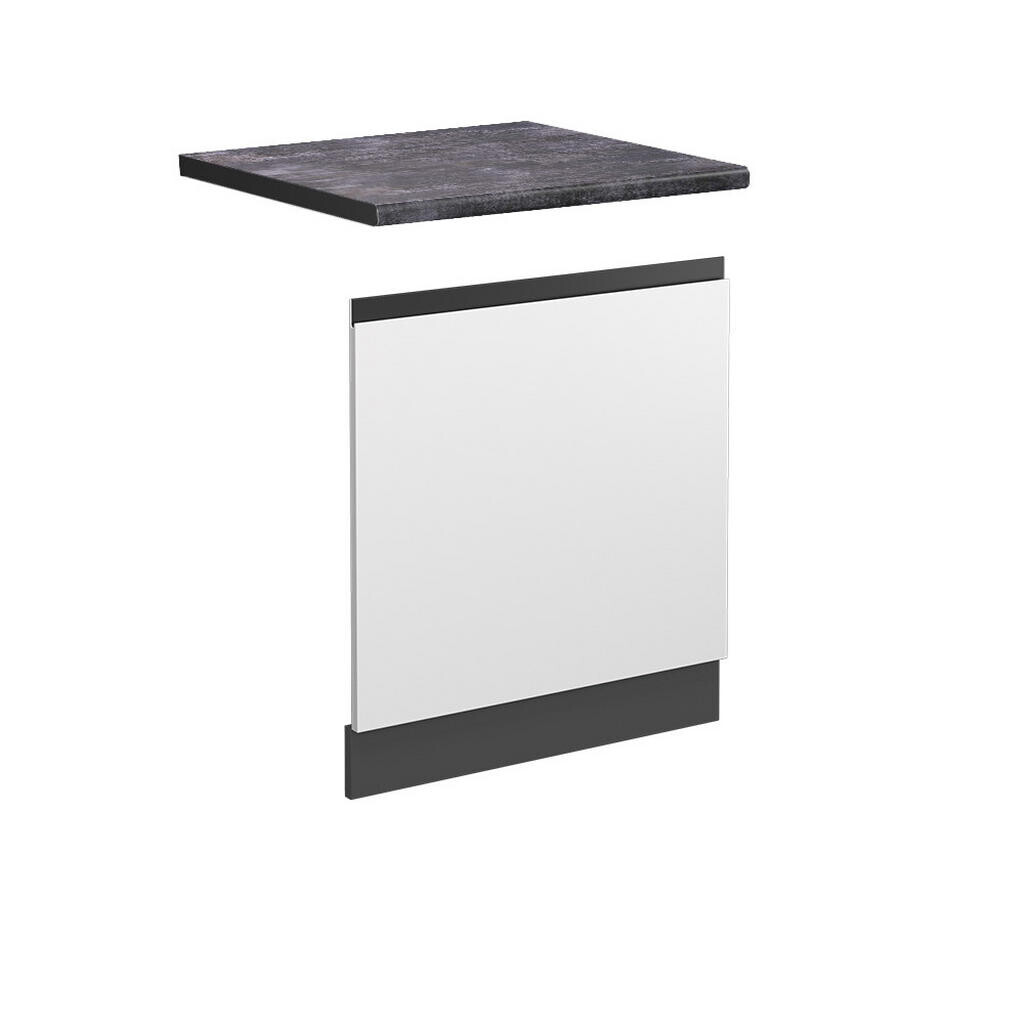 Vicco PŘEDNÍ PANEL R-Line Bílá 60 cm , PD Antracit