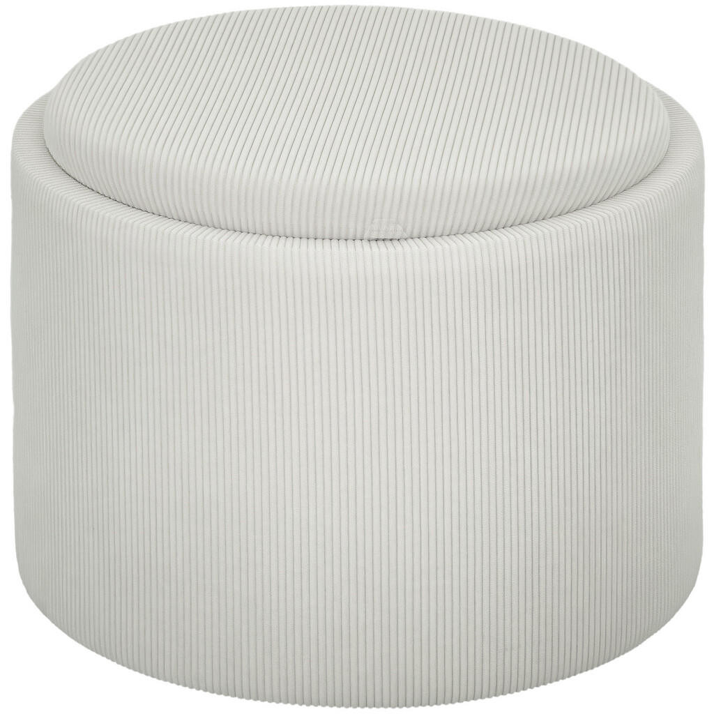HOMCOM PODNOS s úložným prostorem 56 x 56 x 42 cm krémově bílý