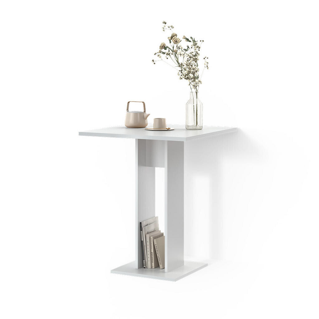 Livinity® JÍDELNÍ STŮL Regusa Bílá 65 x 78 cm