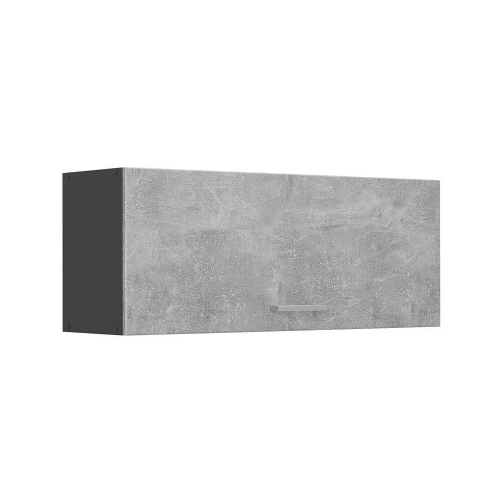 Vicco VĚŠÁK NA STĚNU R-Line, Beton/Antracit, 100 cm Plochý