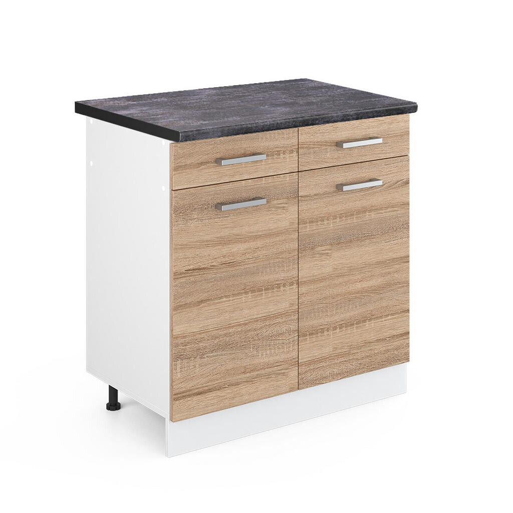 Vicco SPODNÍ SKŘÍŇKA KUCHYŇSKÉ LINKY R-Line Sonoma 80 cm , PD Antracit