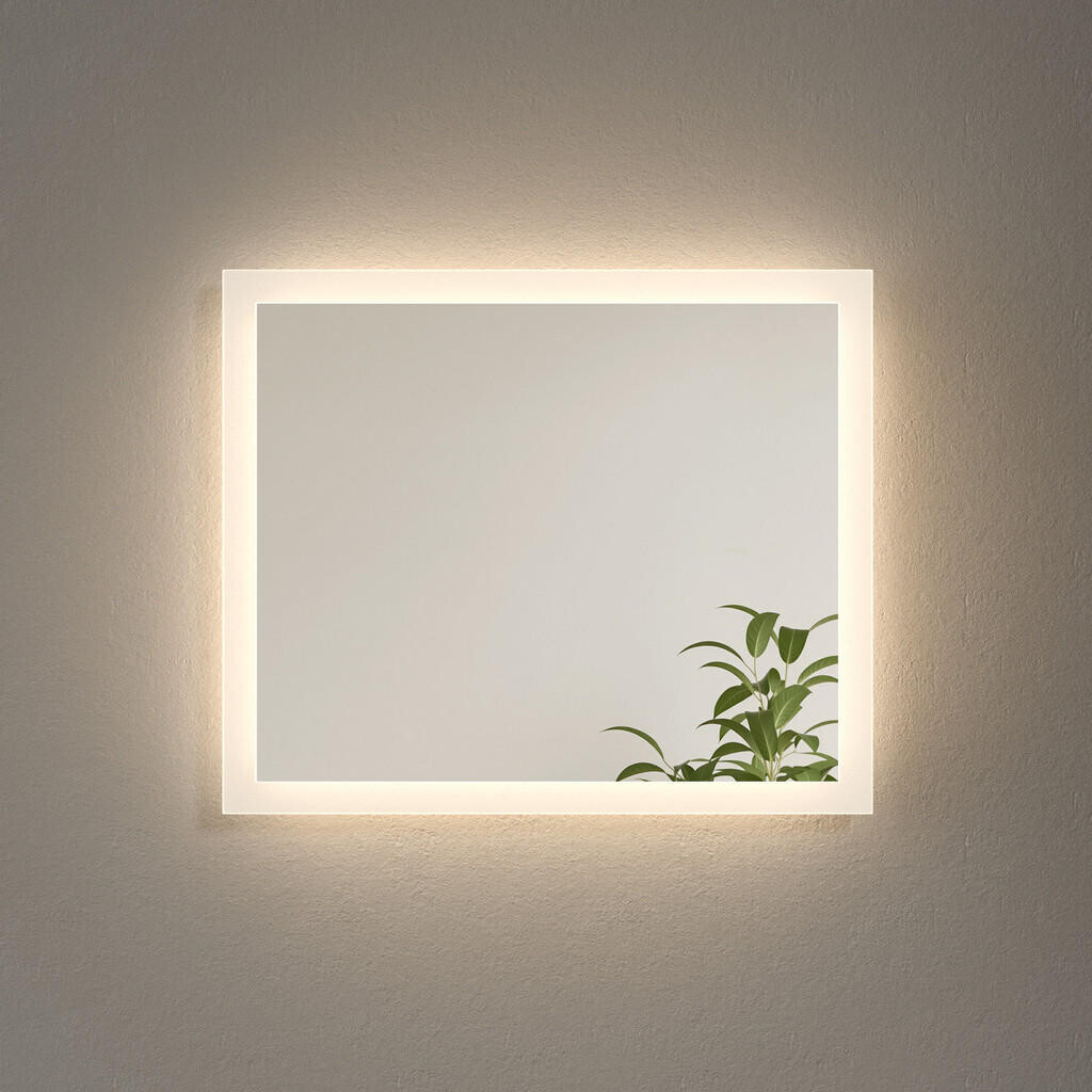 EMKE KOUPELNOVÉ ZRCADLO s osvětlením 60/50/3,5 cm