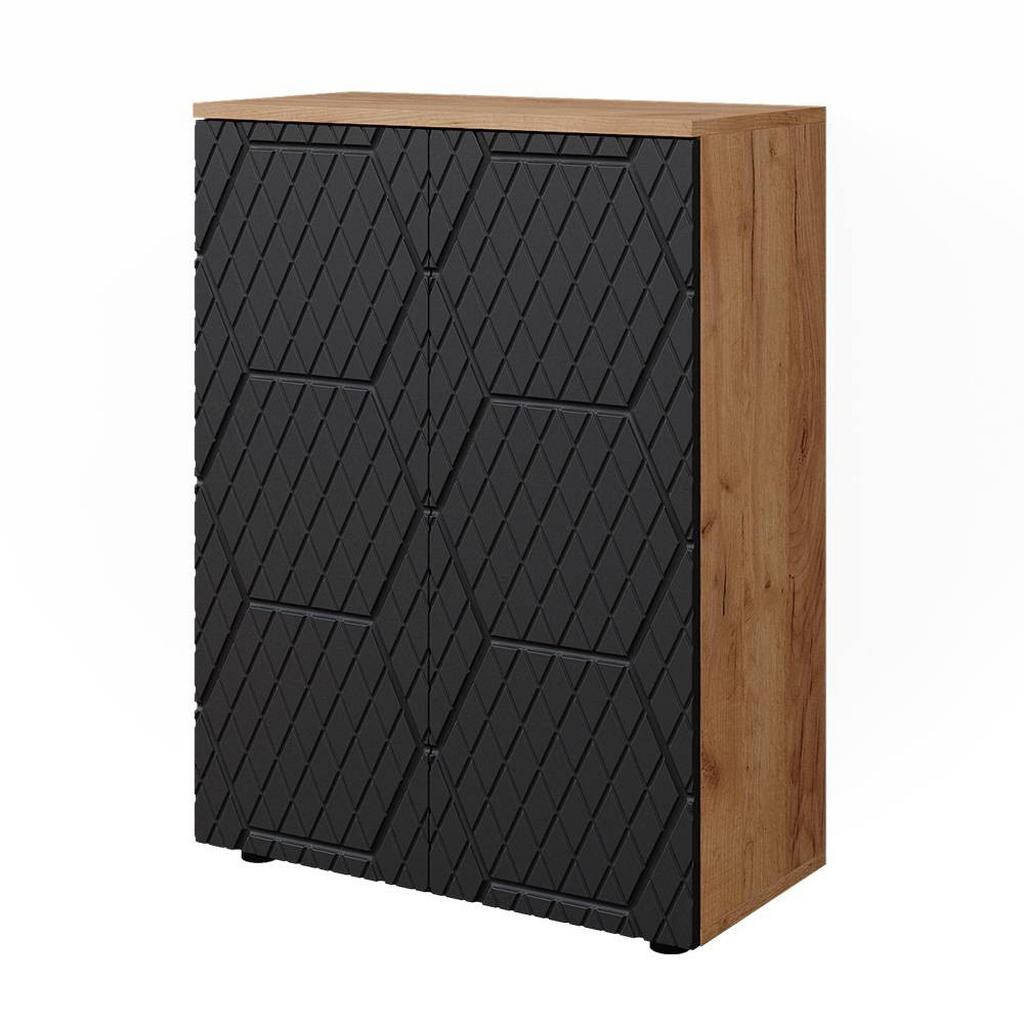 Vicco MIDI SKŘÍŇKA Irma Antracit se strukturou včelí plástve 60 x 81 cm