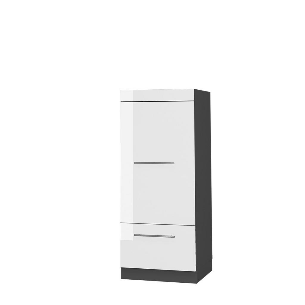 Vicco VYSOKÁ SKŘÍŇ Fame-Line, Bílá vysoký lesk/Antracit, 60 cm