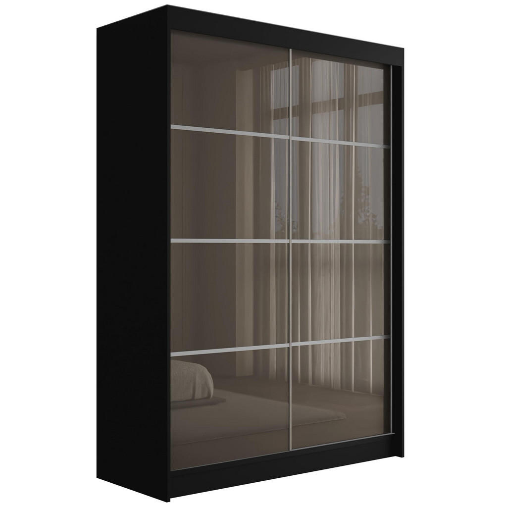 ALTDECOR ŠATNÍ SKŘÍŇ PEKA III – 120 cm – černá|šedá