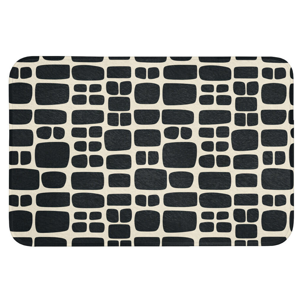 OnlyWow WC PŘEDLOŽKA Moderní - organické - černé 90x60 cm