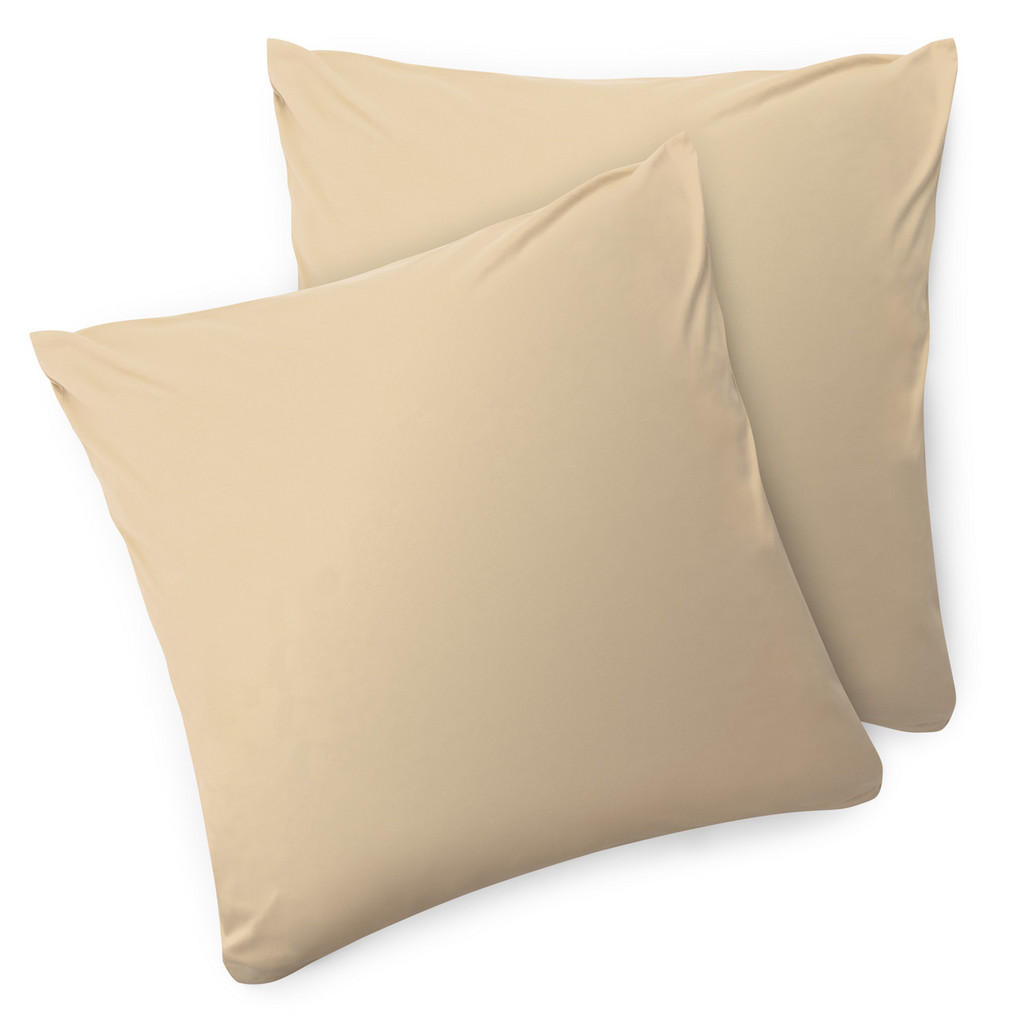 Blumtal POVLAK na polštář Agneta 50/50 cm, sada 2 ks, 100% bavlna, béžová