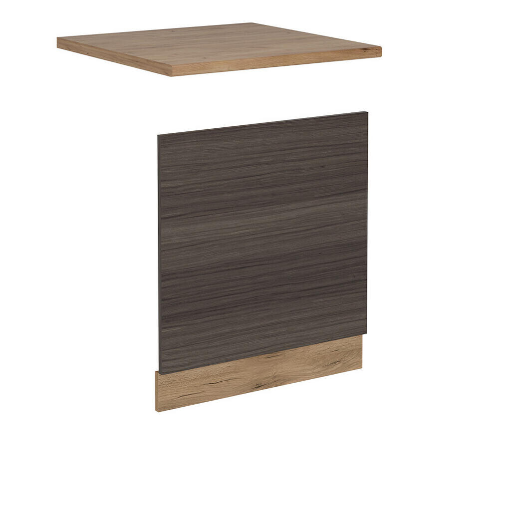 Vicco PŘEDNÍ PANEL R-Line Ušlechtilá šedá 60 cm , PD Dub