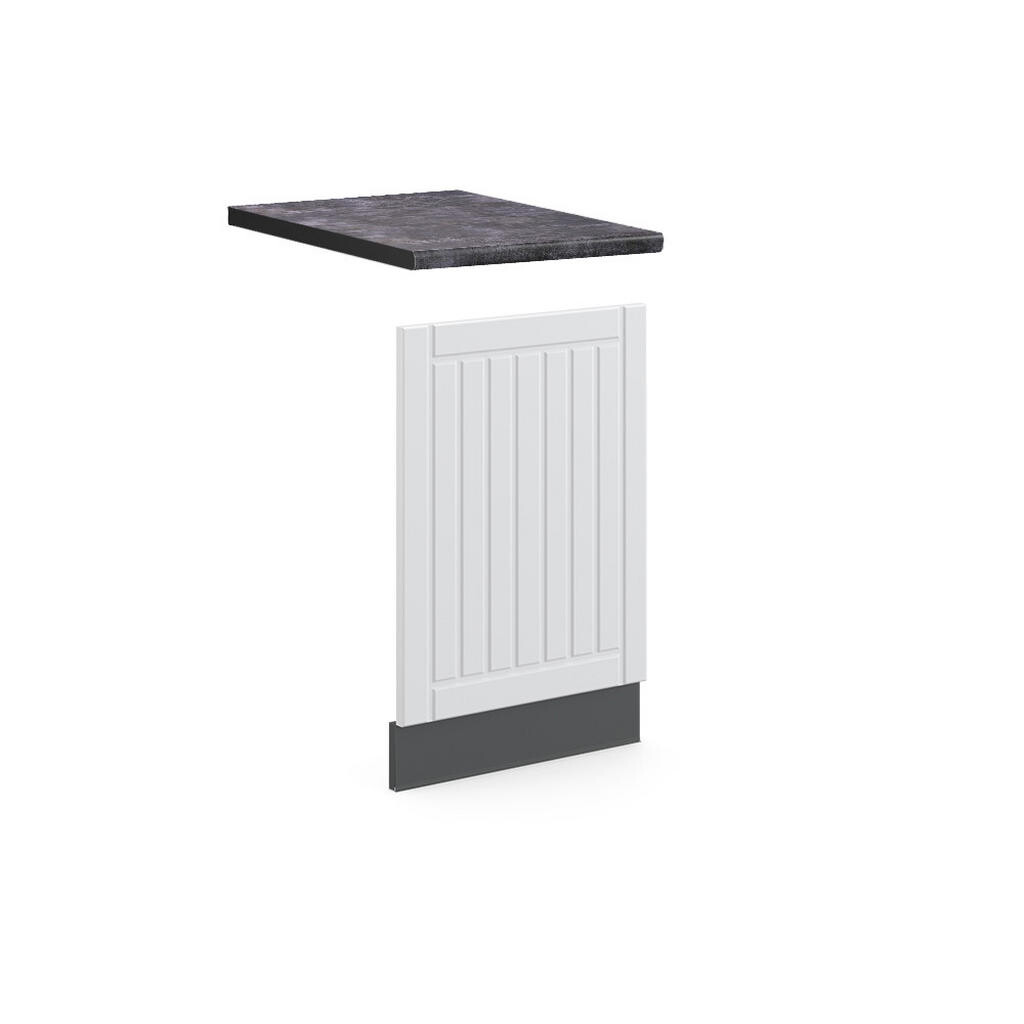 Vicco PŘEDNÍ PANEL Fame-Line Bílý venkovský dům 45 cm , PD Antracit