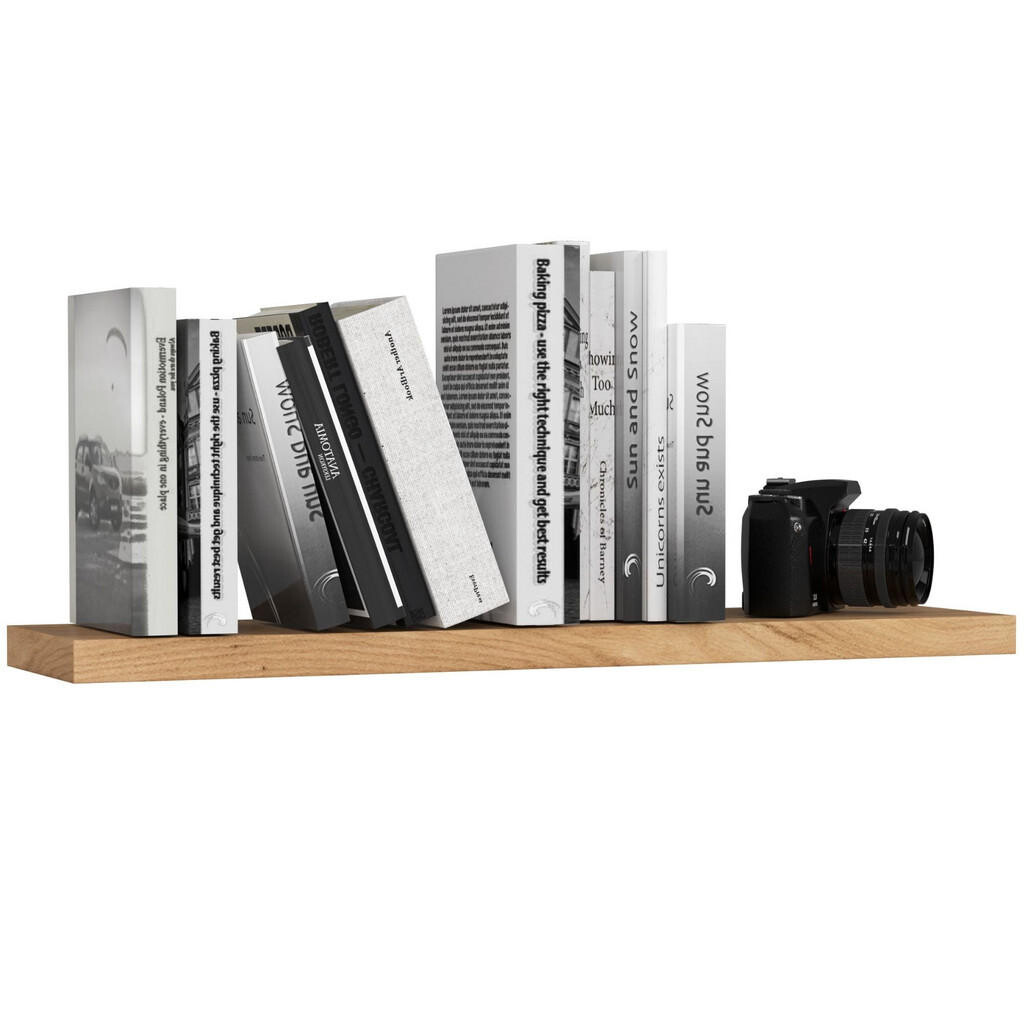 RAUMHIRSCH FURNITURE NÁSTĚNNÁ POLICE dub Sonoma 3/80/20