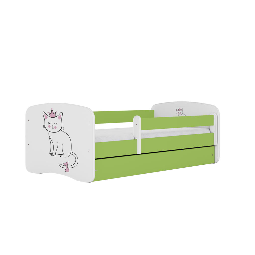RAUMHIRSCH FURNITURE DĚTSKÁ POSTEL Katze se zásuvkou a matrací 140/70